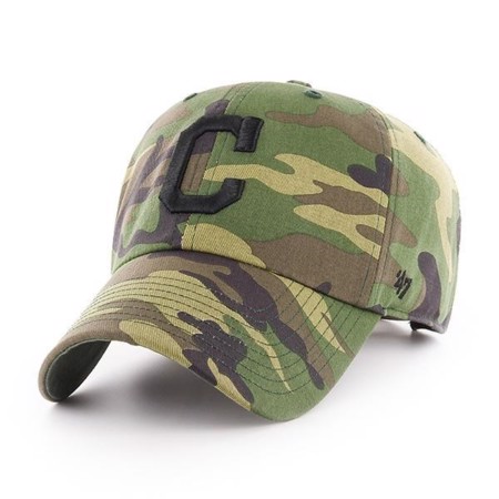 MLB Cleveland Indians Camo Unwashed '47 CLEAN UP