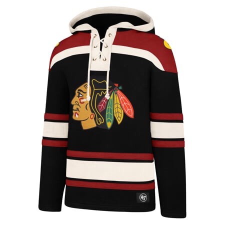 NHL Chicago Blackhawks ’47 Superior Lacer Hood