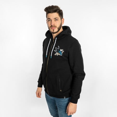 NHL San Jose Sharks Back Check ’47 MORRIS Full Zip Hood