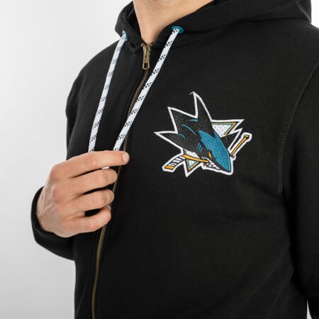 NHL San Jose Sharks Back Check ’47 MORRIS Full Zip Hood
