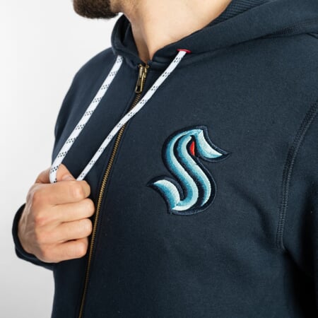 NHL Seattle Kraken Back Check ’47 MORRIS Full Zip Hood
