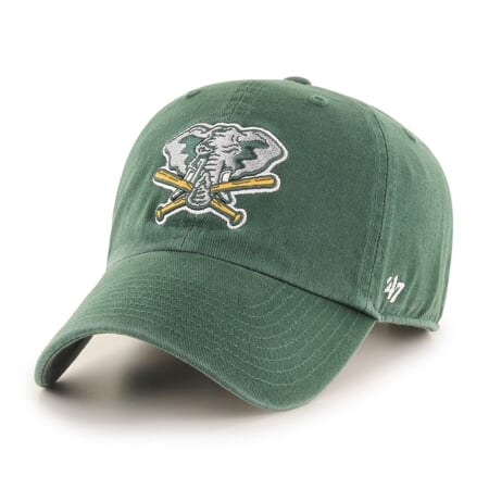 MLB Cooperstown Oakland Athletics '47 CLEAN UP w/ No Loop Label