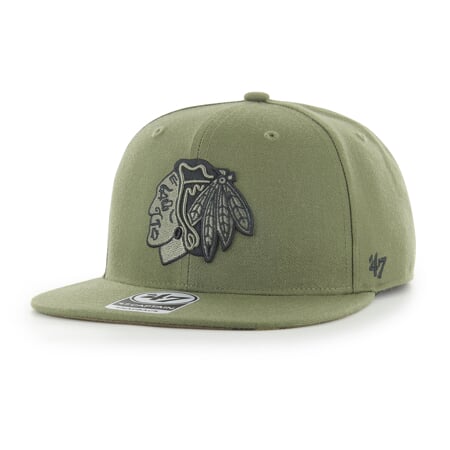 NHL Chicago Blackhawks Ballpark Camo ’47 CAPTAIN