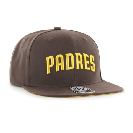 MLB San Diego Padres No Shot Script Under ’47 CAPTAIN